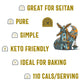 One In A Mill Vital Wheat Gluten  Bulk Supply For Making Vegan Meat Seitan] & Baking Whole Grain & Rye Breads  All-Natural Prote