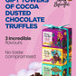 Monty Bojangles Cocoa Dusted Truffles Gift Tower (3 X 3.5Oz Boxes) - 3 Flavors Of Luxury Chocolate Truffle - The Perfect Chocolate Gift Box S