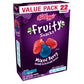 Fruity Snacks, Mixed Berry, Gluten Free, Fat Free, 17.6 Oz (22 Pouches)