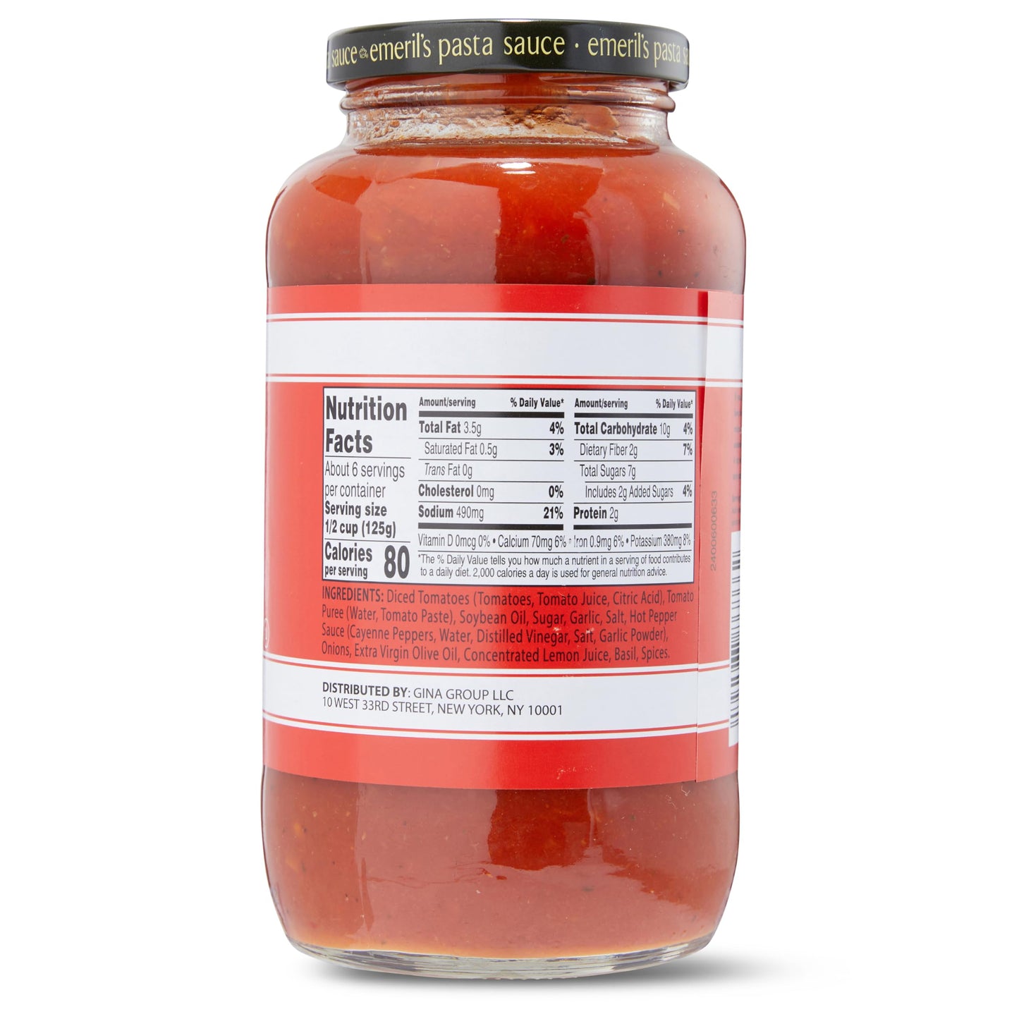 Emeril Lagasse Pasta Sauce 6-Pack Arrabbiata - 25 Oz Jars for Pasta, Spaghetti, Pizza - Premium Gourmet Flavor