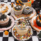 Halloween Sprinkles Edible  5oZ Fall Eyeball Sprinkles for Cake Decorating with White Black Orange Confetti Nonpareils Jimmies and Sugar  Cupcakes Cookie Ice Cream Baking Toppings