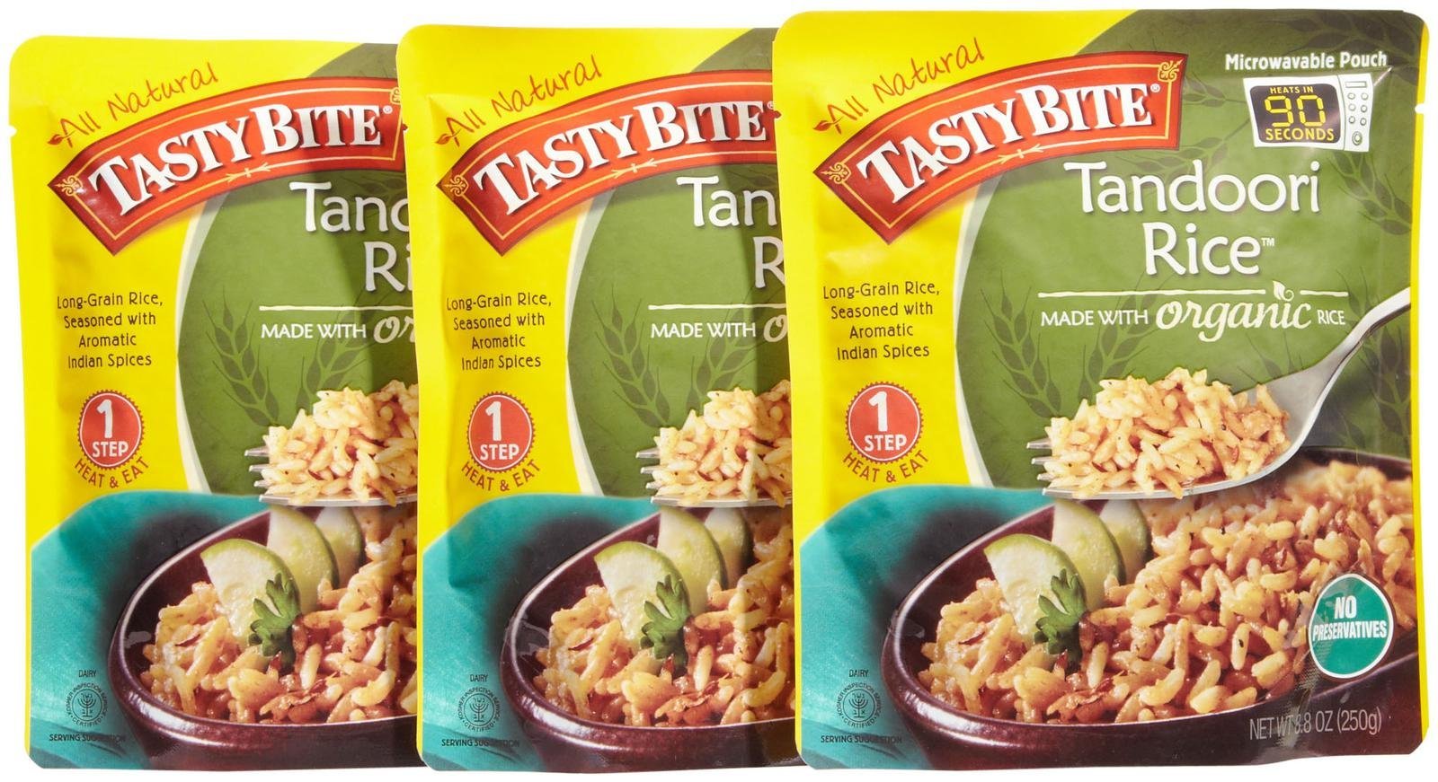 Tasty Bite Ready To Eat Tandoori Rice - Case of 6 - 8.8 OZ