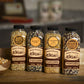 Amish Country Popcorn | Popcorn Kernel Variety Set | 4-14 Oz Bottles | Baby White, Midnight Blue, Ladyfinger, Purple Popcorn Ker