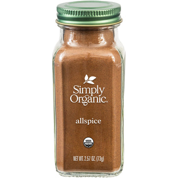 Simply Organic Allspice, Organic Spice, 2.57 Ounce, Pack of 1, Model 0089836180469