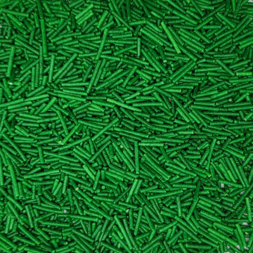 Green Jimmy Sprinkles Edible Mix Size Jimmies Cake Decorations Soft Jimmies For Topping Ice Cream, Cookies, Cakes, Wedding Party