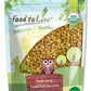 Food to Live Organic Yellow Whole Corn, 12 Ounces - Non-GMO Maize, Cleaned and Dried Kernels, Vegan, Kosher, Bulk Cereal Grain, 