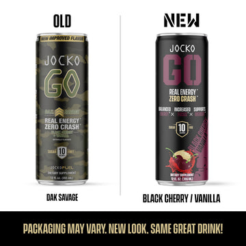 Origin Jocko GO Energy Drinks Sugar Free, KETO, Vitamin B12 & B6, 12 Fl Oz (Pack of 12), Dak Savage