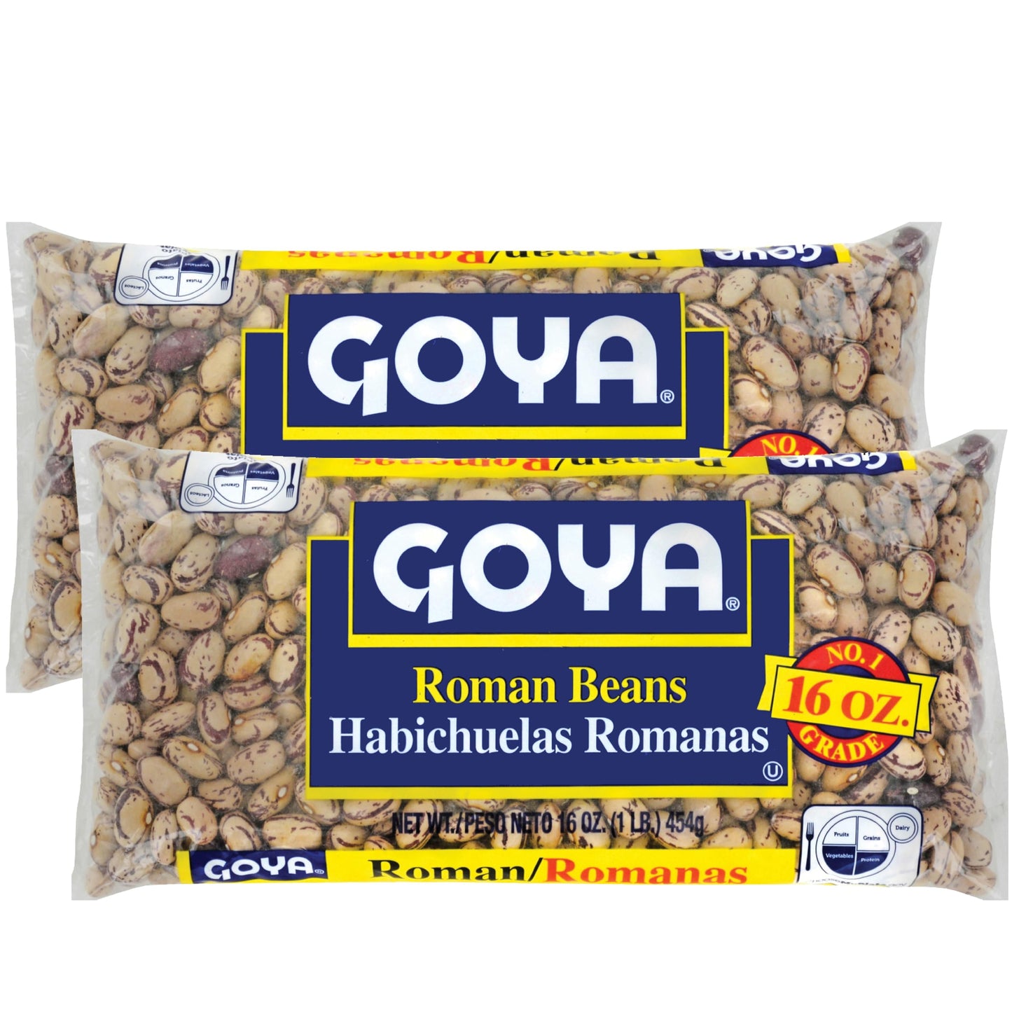 Goya Foods Roman Beans, 16 Ounce (Pack of 2)