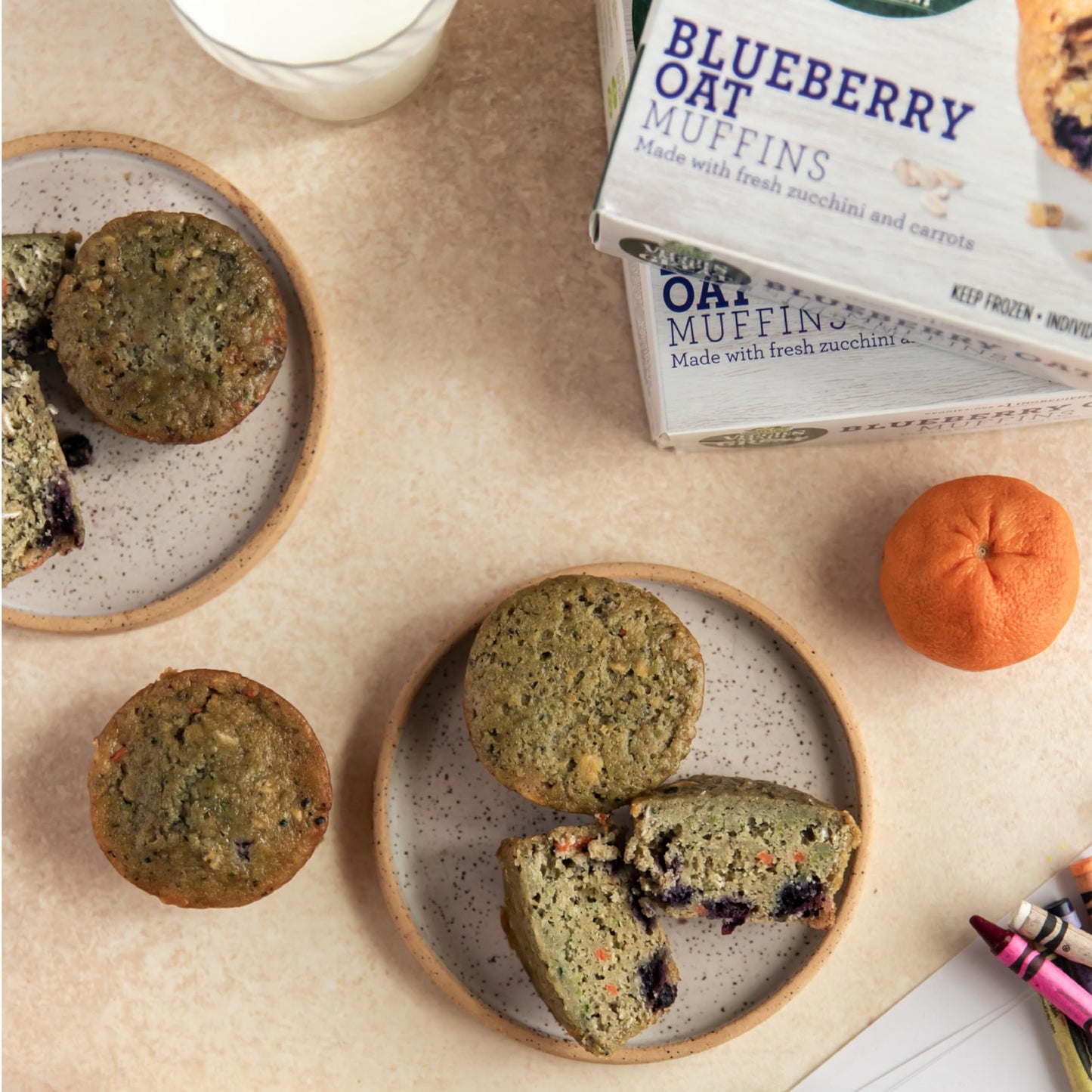 Veggies Made Great, Blueberry Oat Muffins, 12 Ounce