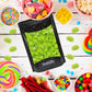 Fruidles Sour Apple Gummy Drops, Green Cherry Gummies, 8 Ounce, Pack of 1