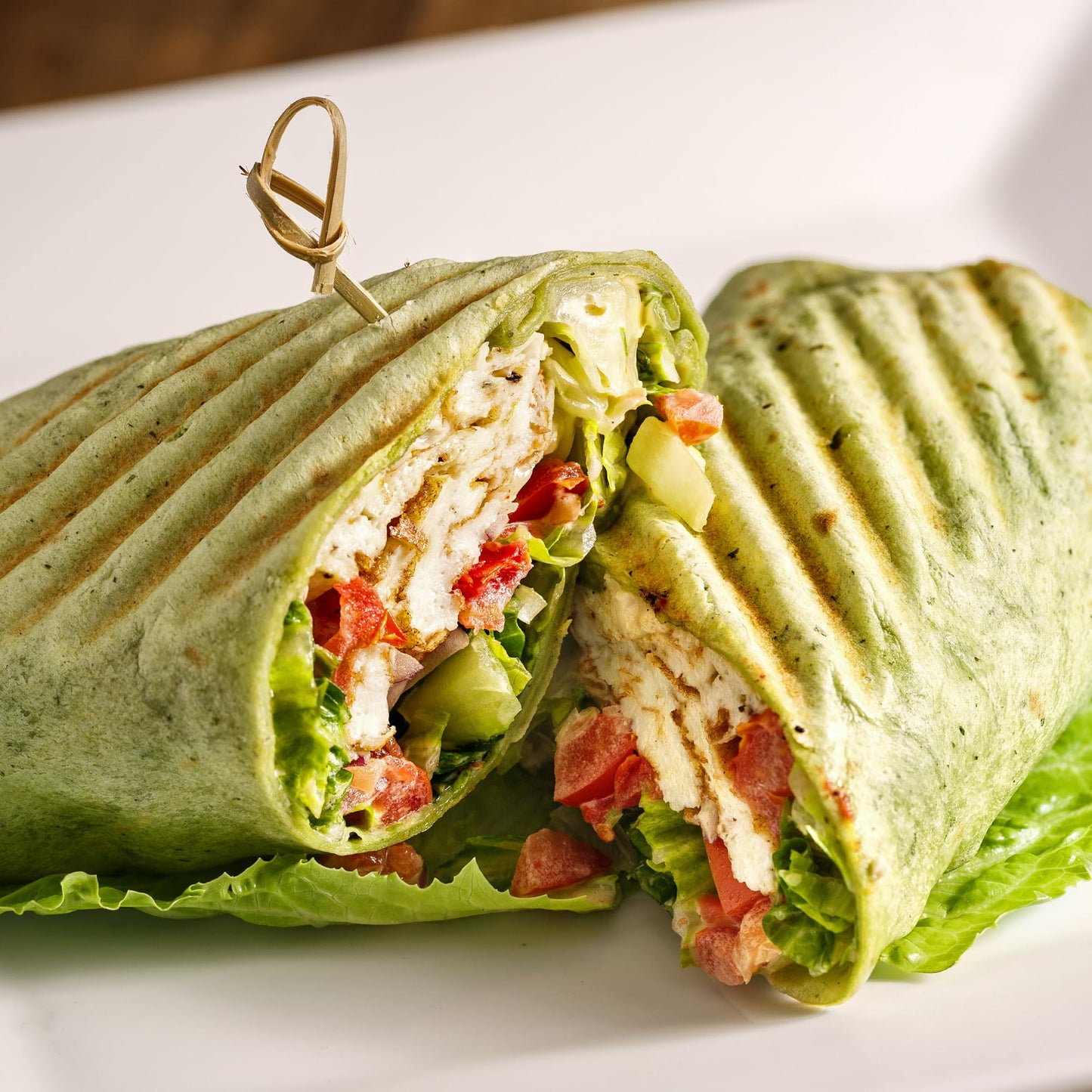 Toufayan Spinach Gluten Free Tortilla Wraps | Certified Gluten Free and Naturally Vegan (3 Pack, 18 Wraps Total)