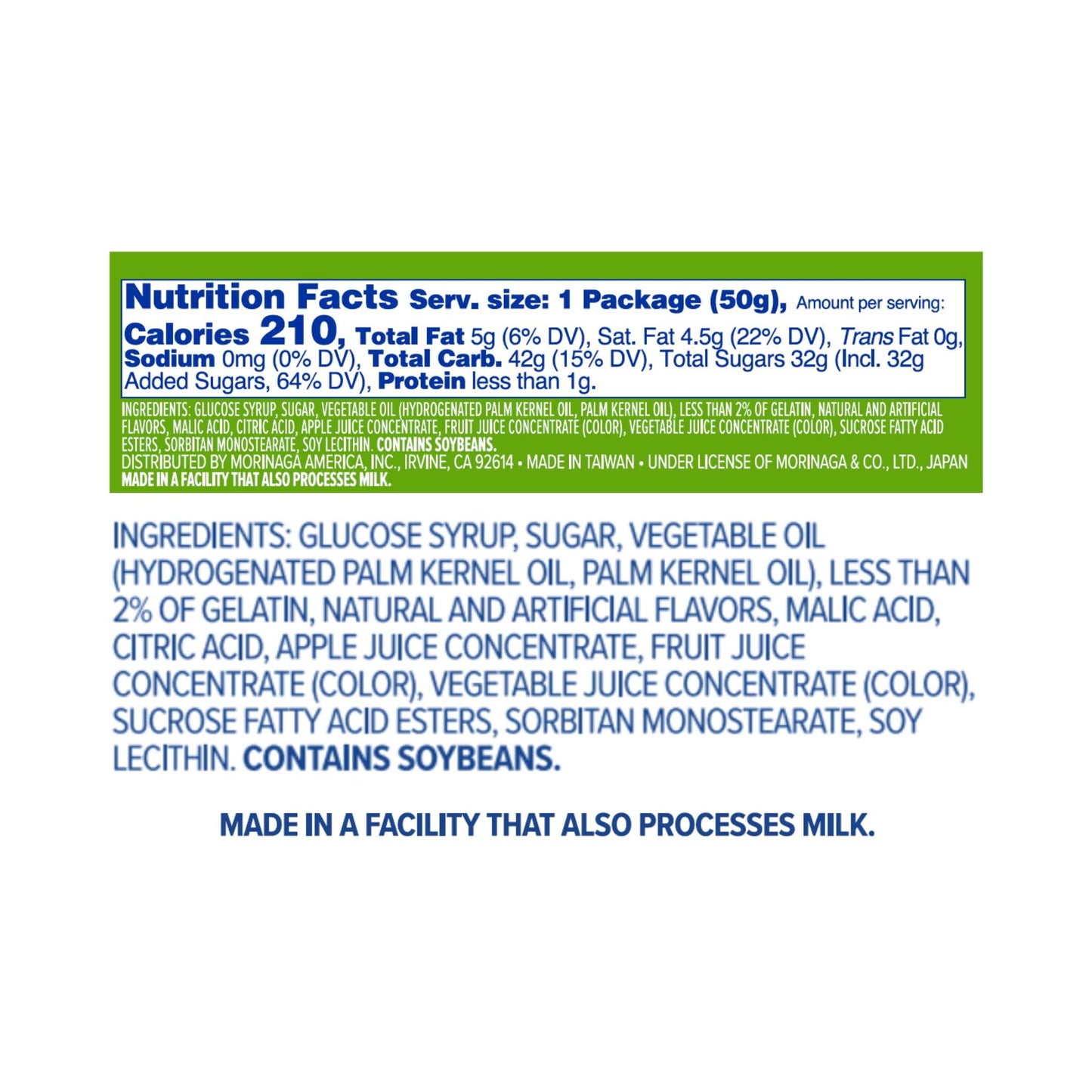 Hi-Chew Green Apple - Box Of 15 Sticks, 1.76Oz Ea | Unique Fun Soft & Chewy Taffy Candy | Immensely Juicy Fruit Flavors