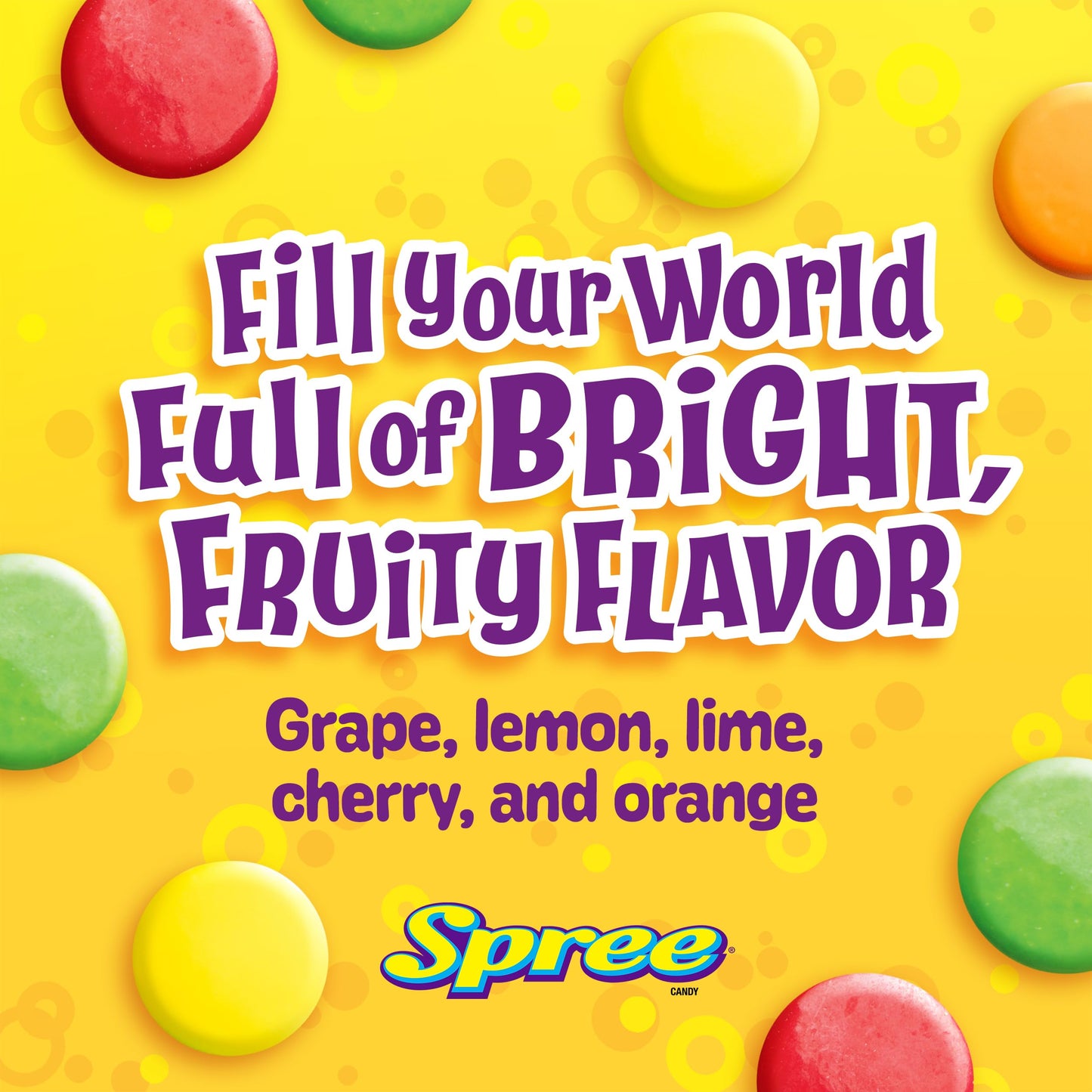 Wonka Spree Original Hard Candy - Pack of 12 Theater Candy Boxes - Lime, Orange