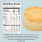 Keto Biscuit Zero Carb Mix - Keto And Gluten Free Biscuit Baking Mix - 0G Net Carbs Per Biscuit - Sweetened With Allulose - No E