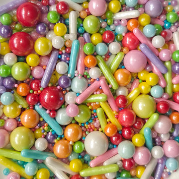 Sentovac Edible Pearl Sugar Sprinkles Mix Size 3.53oz/ 100g Edible Candy Pearls for Decorating | Edible Cake Cupcake Sprinkles f