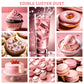 Cherrysea Luster Dust Edible Shimmer Powder - 15g/Bottle, Rose Gold, Food Grade Coloring for Cakes, Cocktails, Cookies, Fondant