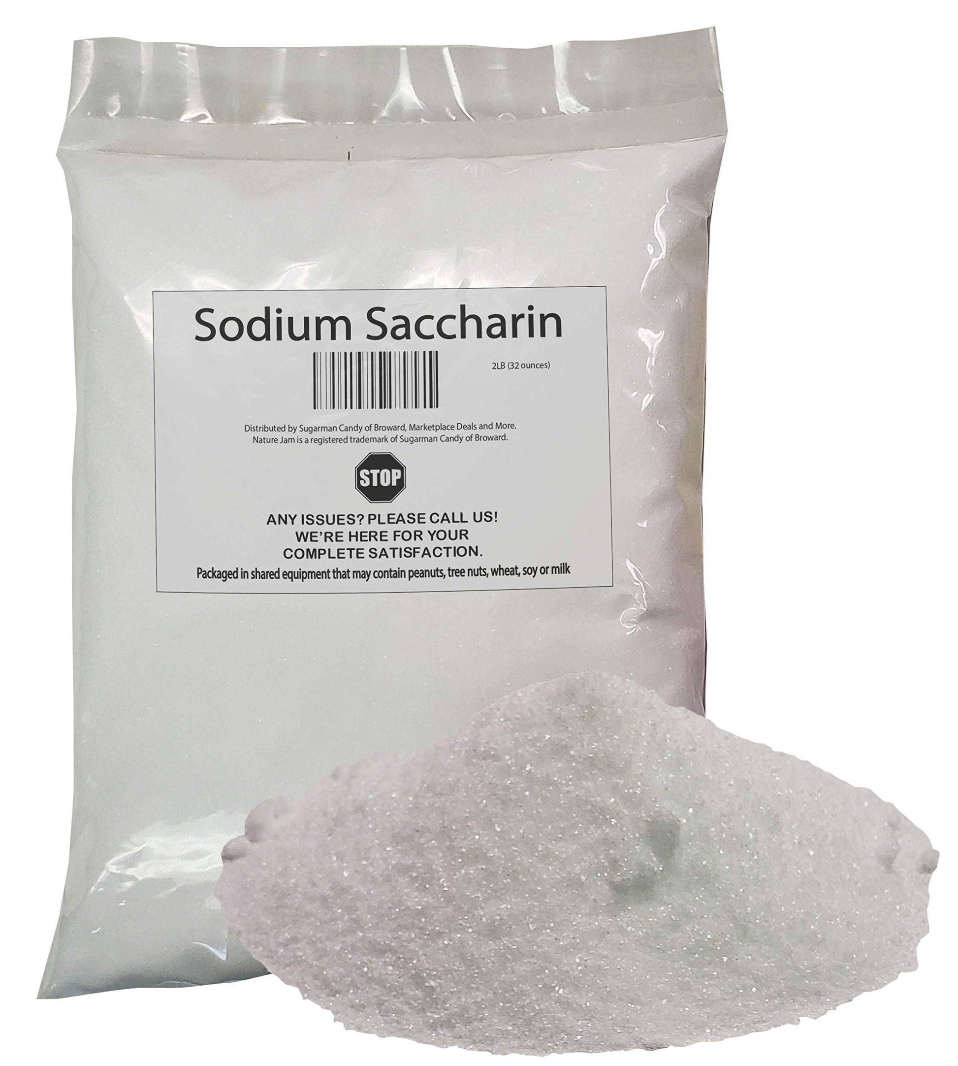 Sodium Saccharin 2 Pounds-A Sugar Substitute & Artificial Sweetener-Used as Ingredient in Foods