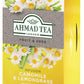 Ahmad Tea Herbal Tea, Camomile & Lemongrass Teabags, 20 Ct (Pack Of 1) - Decaffeinated & Sugar-Free
