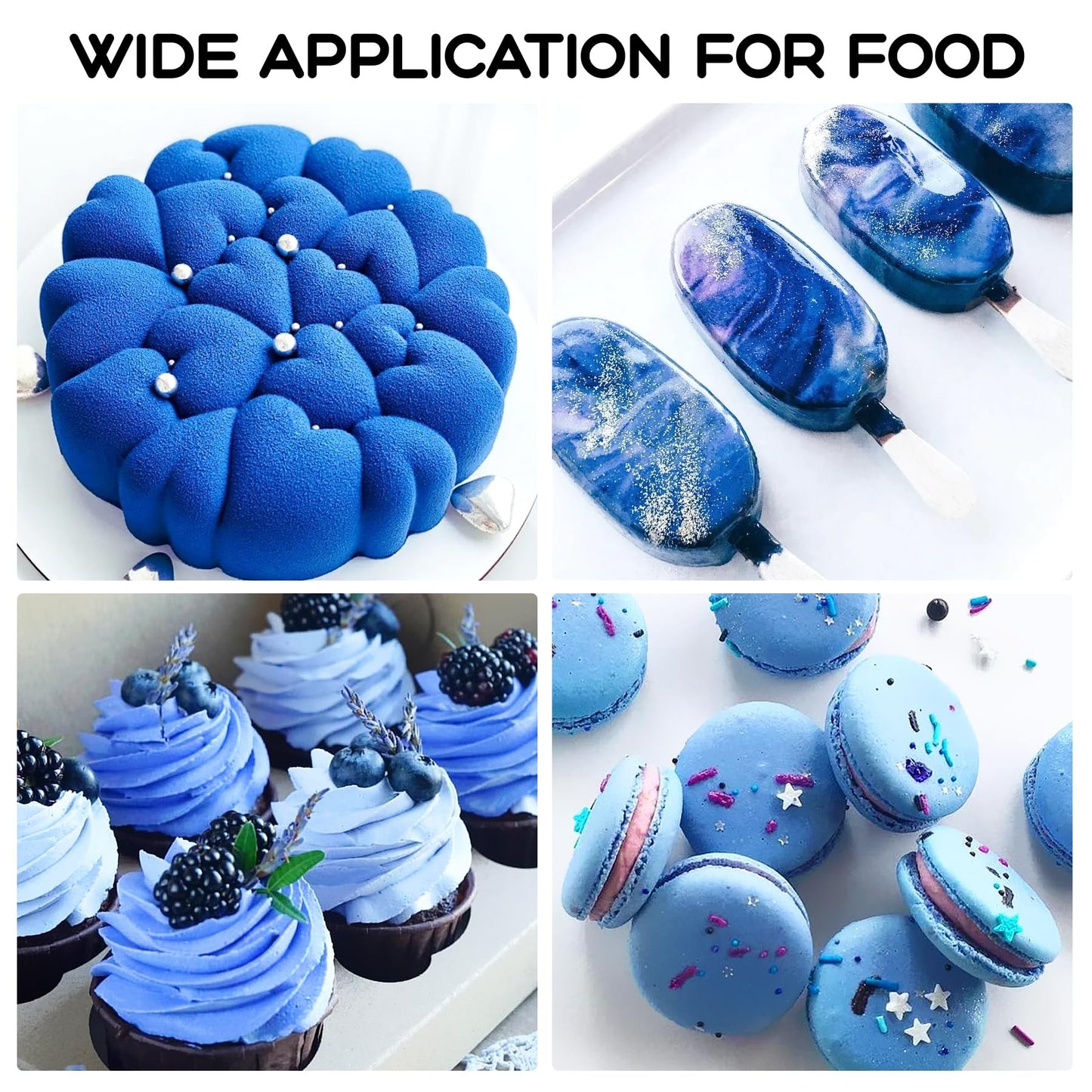 Royal Blue Gel Food Coloring 4.5 Oz Professional Grade Royal Blue Food Dye Concentrated Gel Food Coloring For Icing Baking Cake
