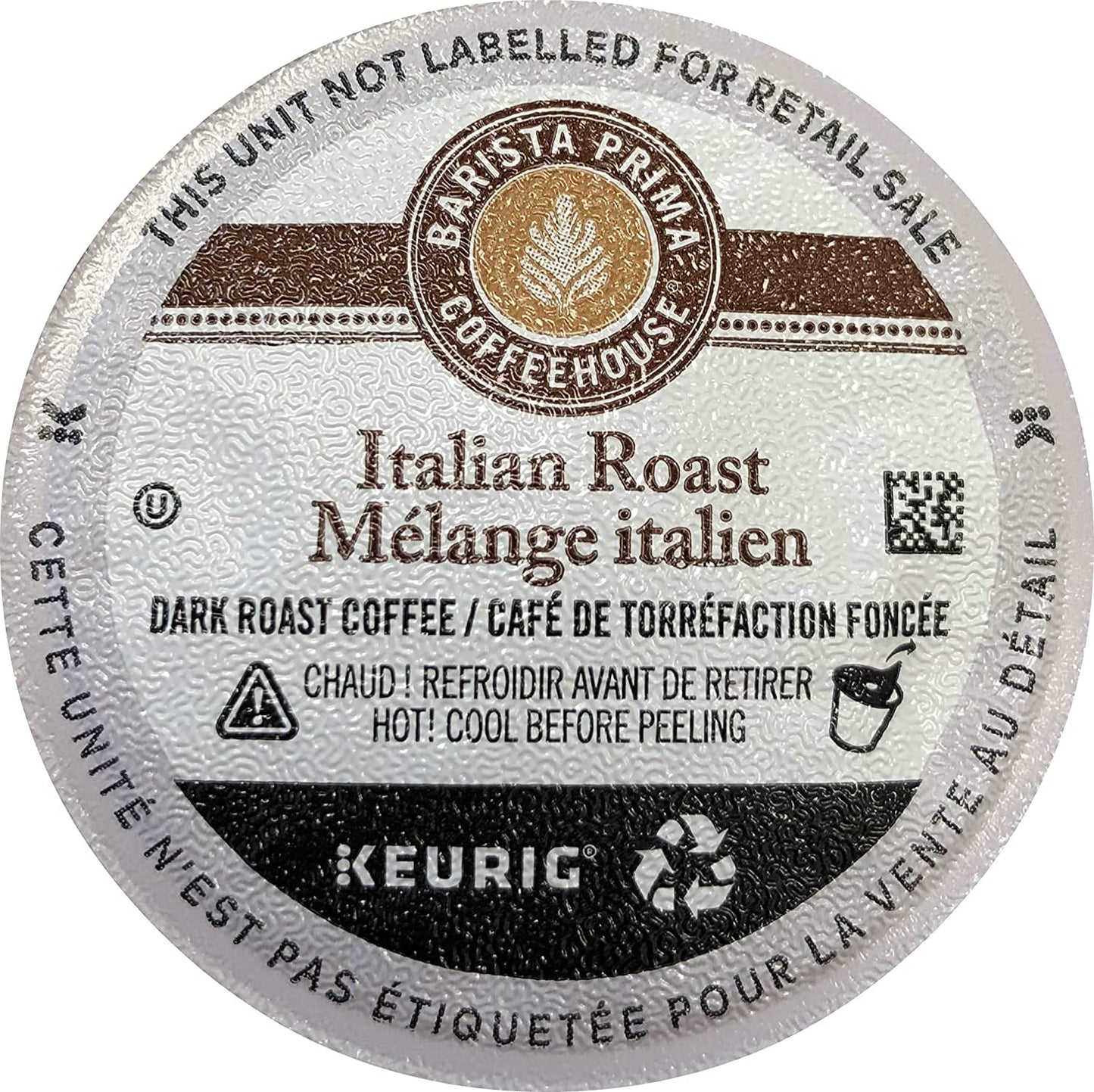 Barista Prima Italian Roast Coffee K-Cups, 48 Count (2 Packs of 24) for Keurig malt-inspired