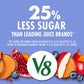 V8 Pomegranate Blueberry 100% Fruit and Vegetable Juice, 46 fl oz Bottle (6 Pack)