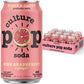 Culture Pop Soda, Pink Grapefruit & Ginger, Probiotic Low Sugar Soda, Sparkling Juice Alternative, Non-Gmo, Kosher, Gluten-Free, No Stevia (12Pk)