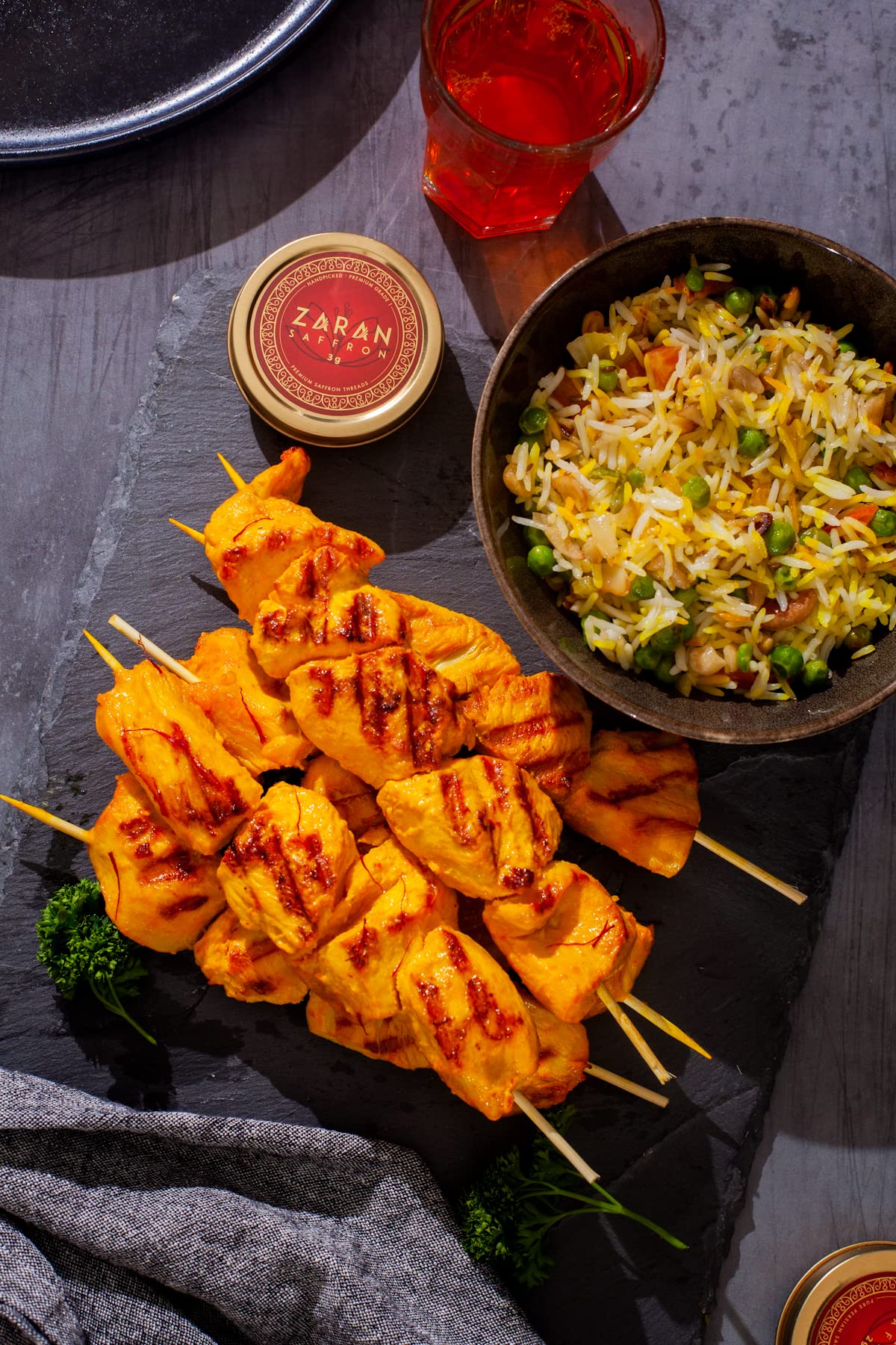 Zaran Saffron Superior Saffron Threads, Premium Grade Spice, 3 Grams (0.1 Ounce) for Culinary Uses