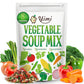 Yimi Dried Vegetable Soup Mix, Dehydrated Vegetables Blend, Freeze Dry Veggie Flakes For Ramen Toppings Noodle Cooking Camping E