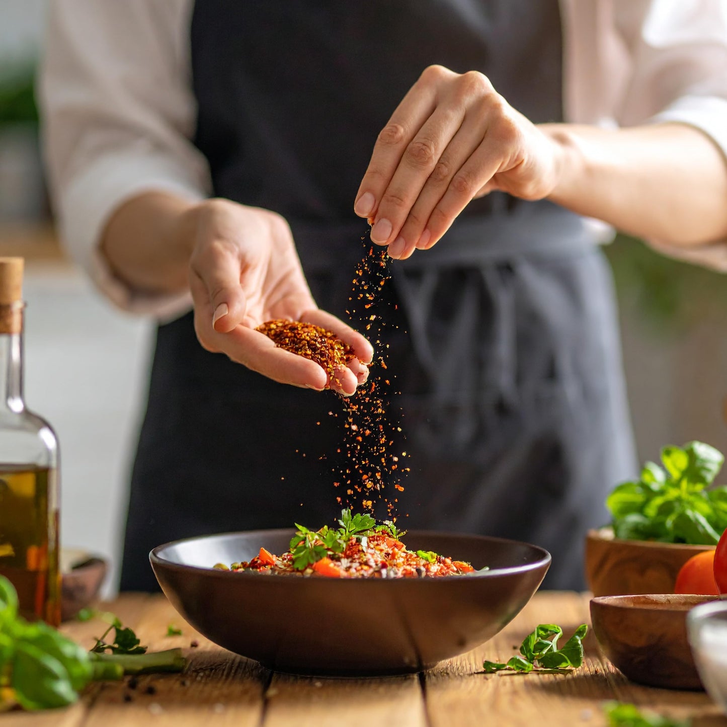 Turkish Goodies Aleppo Pepper - Turkish Red Chili Flakes, Mild Smoky Heat, 3oz Bag