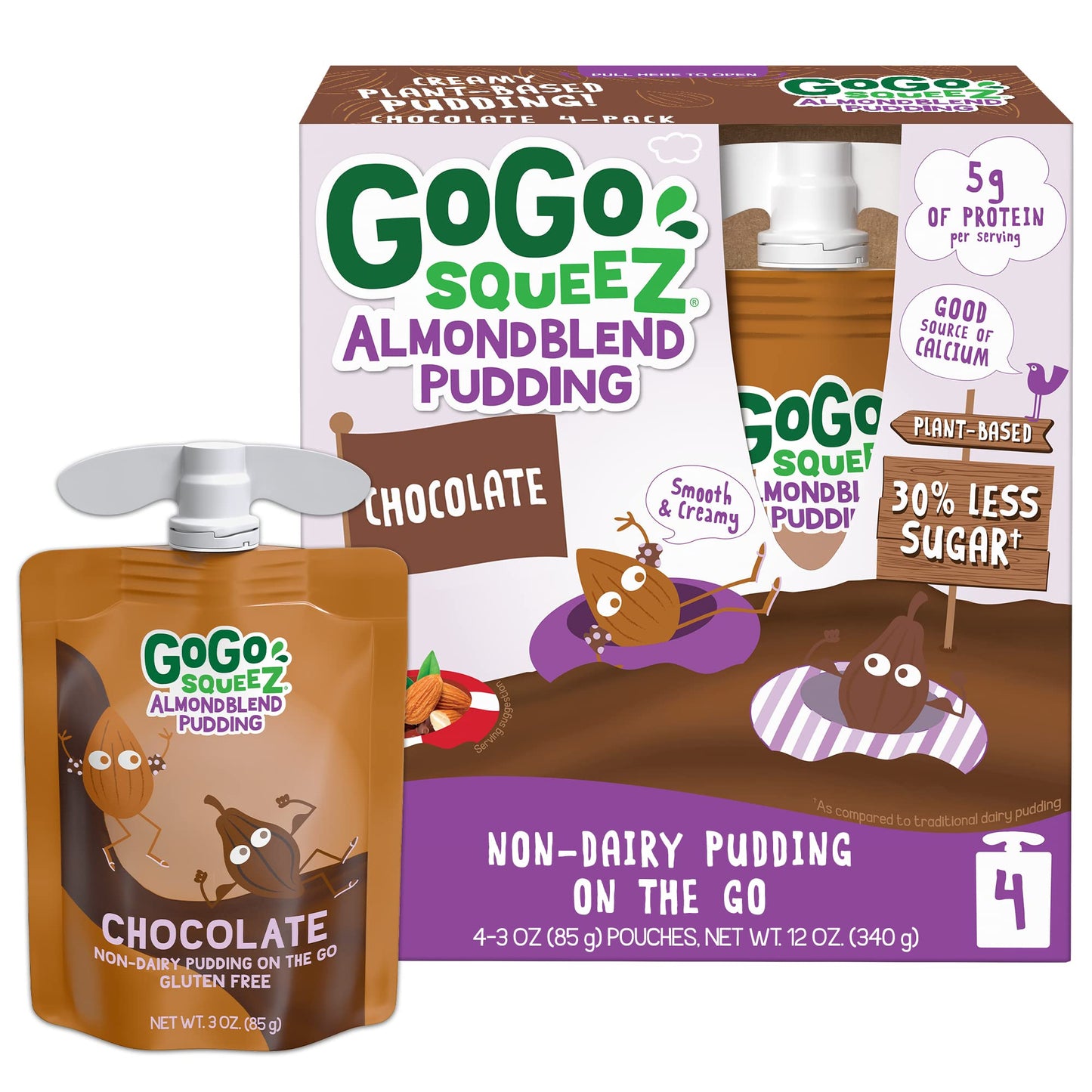 Gogo Sqz Choc Pudding ( 6 X 4 Pack )