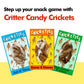 Jerky-n-Spice HotLix Crick-ettes Edible Bugs 3-Pack | Dried Crickets | Great for Exotic Snacks & Parties | 3 Flavors