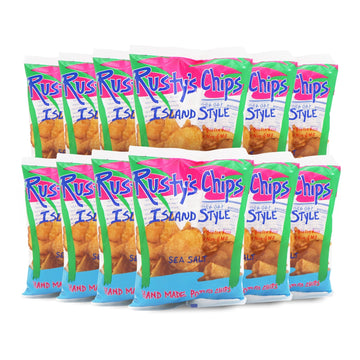 Rustys Chips - Handmade Healthy Crunchy Potato Chips, Gluten Free Snacks - No Preservatives, Non-GMO, Vegan, Seed Oil Free, Heal
