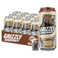 Grizzly Energy Drink Root Malt-Inspired Taurine B Vitamins & 160Mg Caffeine - Energy Focus & Hydration Boost - 10 Calories, Zero Sugar - No Artificial Colors Or Flavors - 16 Fl Oz (12 Pack Cans)