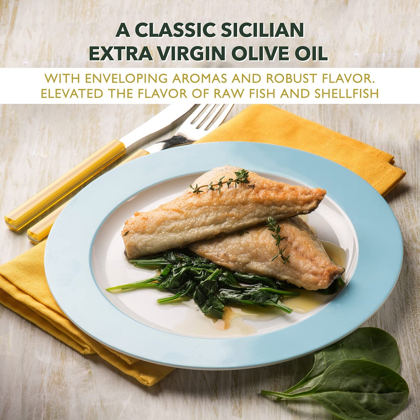 Frantoia Extra Virgin Olive Oil From Italy - Fruity, Unfiltered, Cold Extracted Authentic Sicilian Olive Oil - Fresh Harvest Imported Olive Oil From Italy (101.4 Fl Oz)