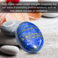 Lapis Lazuli Palm Stone - Pocket Massage Worry Stone For Natural Body Chakra Balancing, Reiki Healing And Crystal Grid