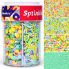 Easter Sprinkles Edible Sprinkle Mix Spring Shape Pastel Sprinkles Green Jimmies Nonpareils Sanding Sugar Confetti for Cake Deco