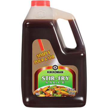 Kikkoman Preservative Free Stir Fry Sauce - Classic Flavor - 4.8 lbs - Sealed Plastic Bottle - Model 2072