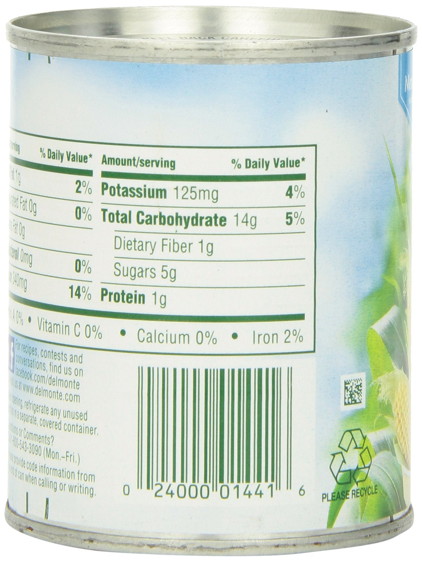 Del Monte Cream Style Corn, 8.25 Ounce (Pack Of 12)