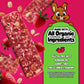 Snakkidz Organic Chewy Granola Bar - Allergen Free, Low Sugar, Made with Avocado Oil, 15 Bars, Strawberry Flavor