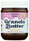 Oat Haus Brownie Batter Granola Butter - Peanut-free, Almond (Tree-Nut) Free, Vegan, Gluten-Free, & School-Safe, Chocolate Sprea