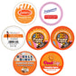 Perfect Samplers Pumpkin Spice Coffee Pods Variety Pack, Medium Roast, 50 Count for Keurig K Cups