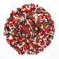 Mystic Sprinkles The Big Football Game Jimmy Mix 3Oz Bottle (Black, Red & White Sprinkle Mix 3Oz)
