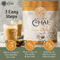 Angies Chai Organic Instant Chai Tea Powder - Sweet & Spicy Mix, 30 Servings, Handcrafted, Made in USA