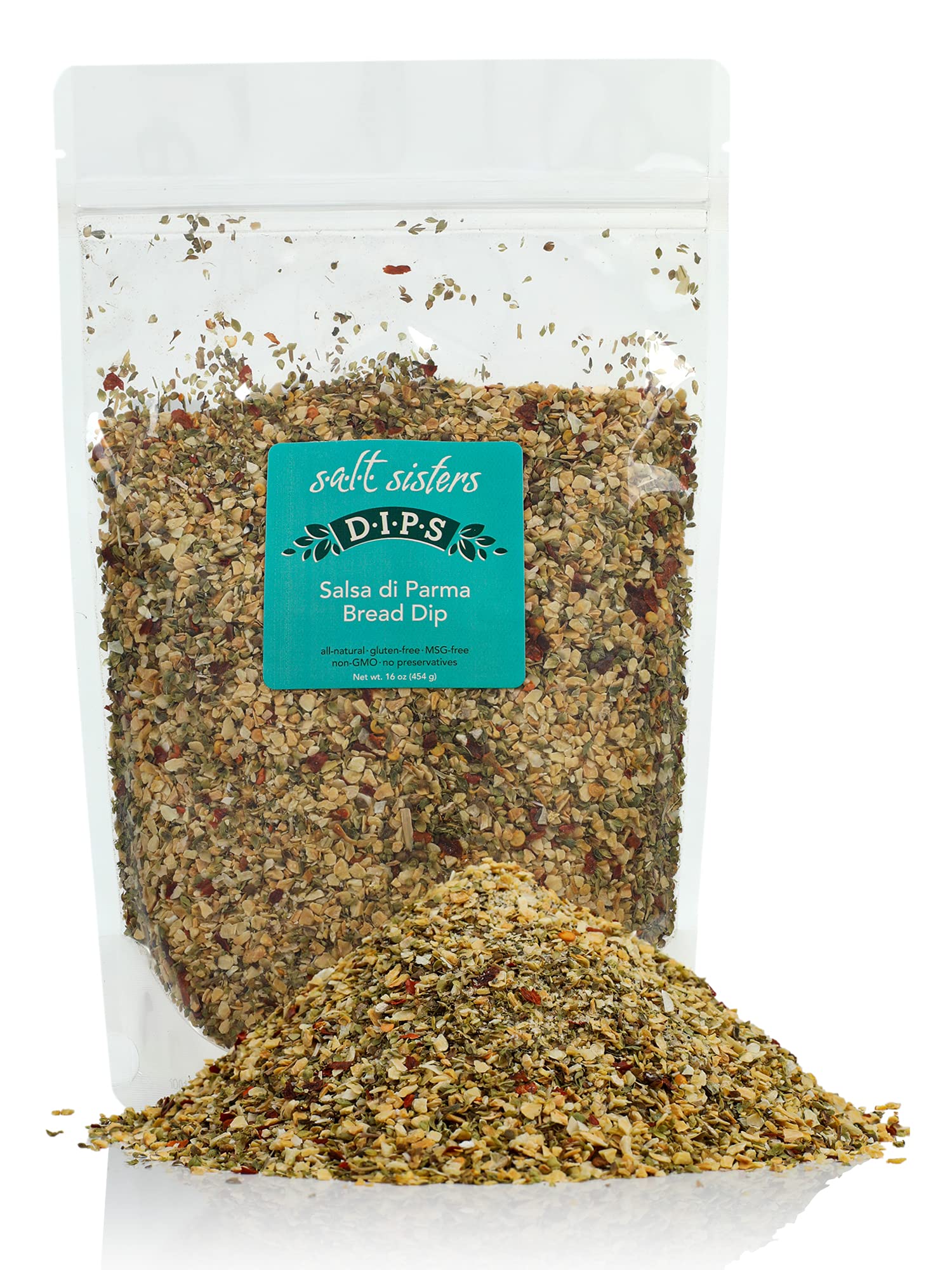 s.a.l.t. sisters Salsa di Parma Bread Dip - Bold Italian Herb & Spice Blend for Dipping - 16 oz