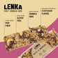 Lenka Handmade Craft Granola Bars - Nuts And Berries Gluten Free High Fiber - Nutritious Snack Bar With Almonds, Cashews & Peanu