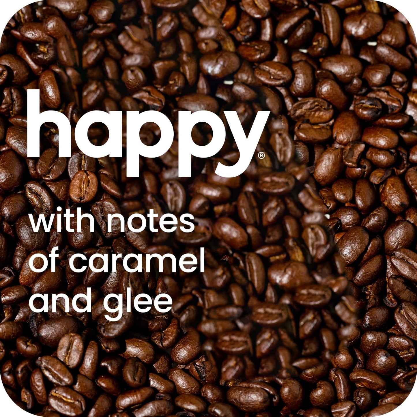 Happy Instant Coffee, Medium Roast With Notes Of Caramel And Glee, 8 Packets, Single Serve, Use For Hot Or Iced Coffee, Sustaina
