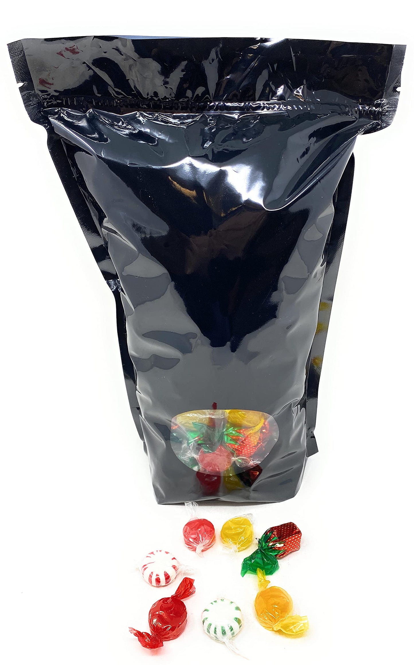 Holiday Special Assortit American Favorites Candy Party Mix Individually Wrapped Hard Candies Bulk Assortment 7 Flavors Variety Pack Resealable Pouch 4 Lb 300+Pcs (64 Oz)
