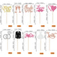 YCTHUNFISH Bride to Be Cupcake Toppers - 30 Pack Glitter Diamond Ring Decorations for Bridal Shower, Engagement, Bachelorette Party - Multi