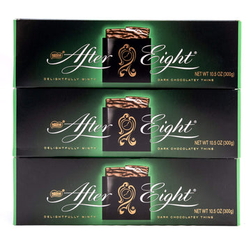 Nestle After Eight, Dark Mint Thins (30 Mints - 300g/10.5oz, PACK - 3)