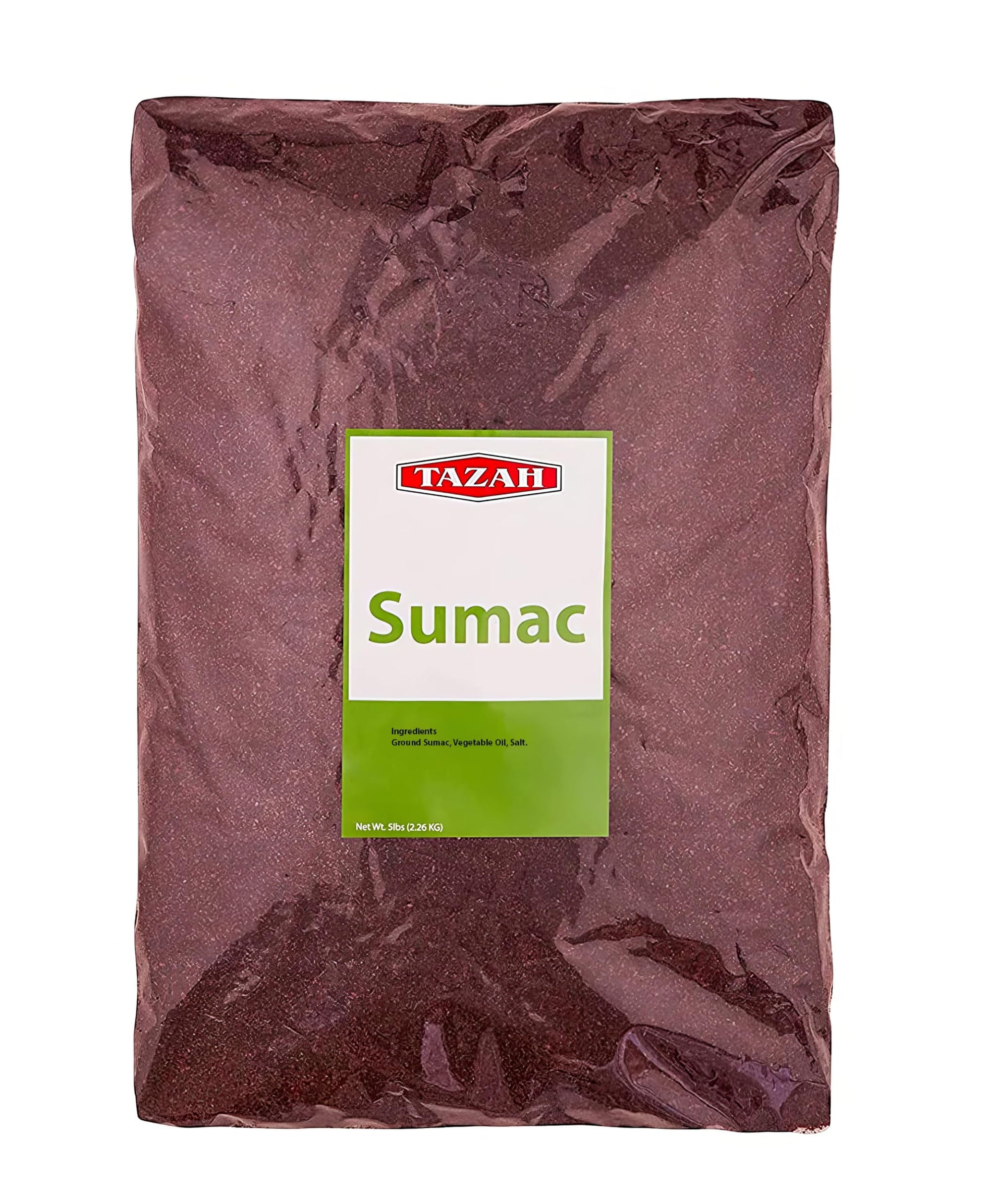 Tazah Sumac Spice - 5 Pounds Ground Sumac Seasoning from Jordan - Essential Ingredient for Mediterranean and Middle-Eastern Cuis